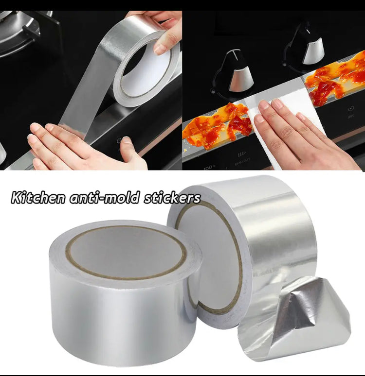 Heat Resistant Aluminium Foil Tape, Waterproof Adhesive Tape For Pipe Repair, Mould-proof Duct Tape Sticker Kitchen Bathroom Tool Heat Resistant Aluminium Foil Tape, Waterproof Adhesive Tape For Pipe Repair, Mould-proof Duct Tape Sticker Kitchen Bathroom Tool